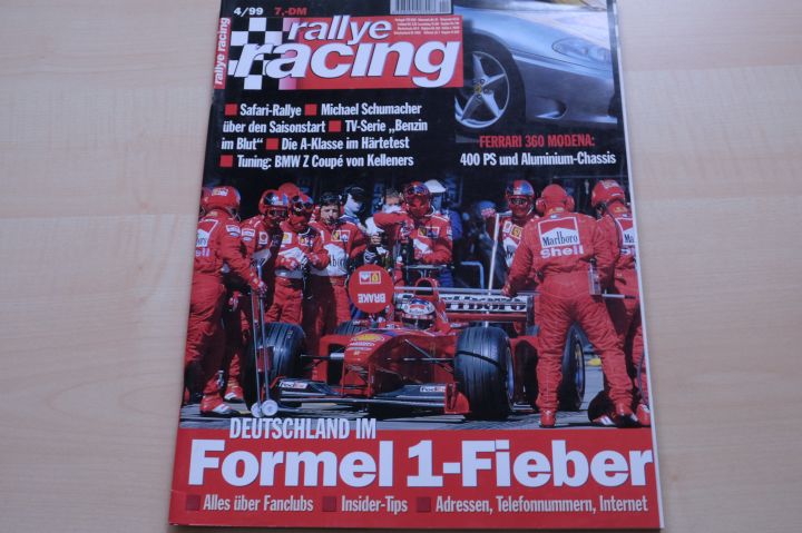Deckblatt Rallye Racing (04/1999)